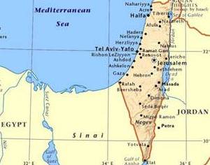 Географическое положение Израиля