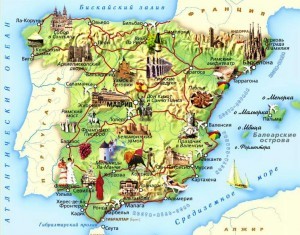 Географическое положение Испании
