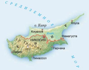 Географическое положение Кипра
